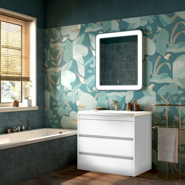 Фото тумба под раковину art&max family 90 см family-900-3c-pia-bl