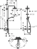 Фото душевая стойка hansgrohe croma select s 27254400