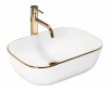 Раковина Rea Belinda Gold Edge 50 см REA-U8736