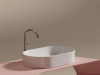 Фото раковина накладная ceramicanova element 60.8 см, цвет: белый cn6048