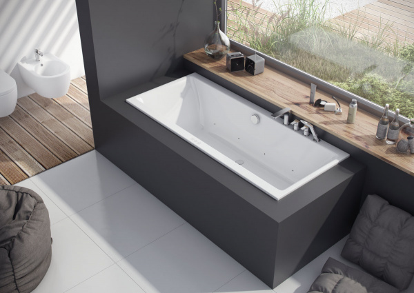 Фото акриловая ванна excellent pryzmat slim 160x75 см waex.pry16whs