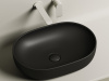 Фото раковина накладная ceramicanova element 60 см, цвет: черный cn6047mb