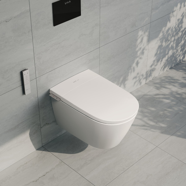 Фото умный подвесной унитаз vitra v-care 7777b403-6388