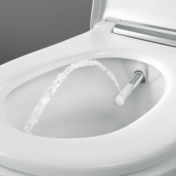 Фото унитаз подвесной geberit aquaclean sela 56 см 146.224.11.1