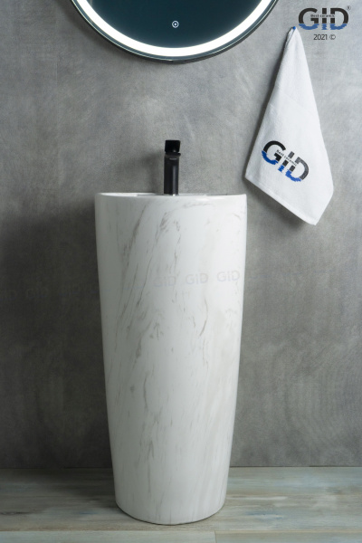 Фото раковина напольная gid nb131wgs 40 см