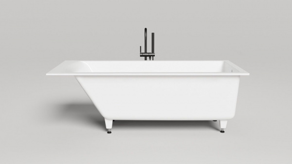 Фото ванна из искусственного камня salini cascata kit 170x75 см 104313g глянцевая