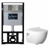 Унитаз с инсталляцией Azario AZ-8010-1000+Ocean plus