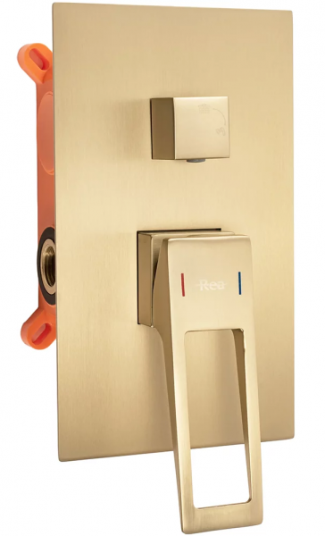 Фото душевой комплект rea parker gold mat rea-p9141