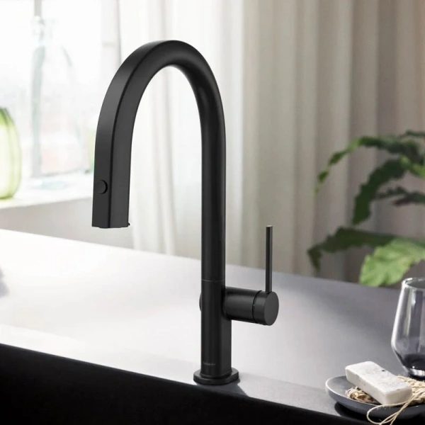Фото смеситель для кухонной мойки hansgrohe aqittura 76826670