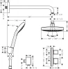 Фото душевая стойка hansgrohe croma select e 27294000