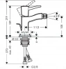 Фото смеситель для биде hansgrohe metropol classic 31320090_otu
