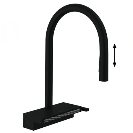 Фото смеситель для кухонной мойки hansgrohe aquno select 73831670