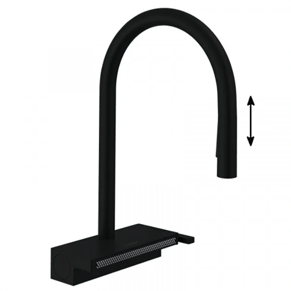 Фото смеситель для кухонной мойки hansgrohe aquno select 73831670
