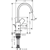 Фото смеситель для раковины hansgrohe vivenis 75030700