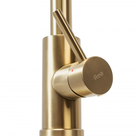 Фото смеситель для кухни rea fresh gold mat rea-b9148