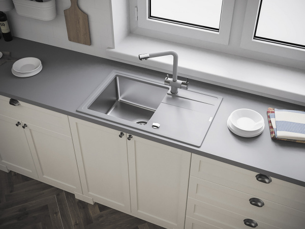 Фото кухонная мойка florentina комби 780 21.395.d0780.107