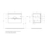 Фото тумба под раковину cezares 80 см duet-800-2c-so-bl