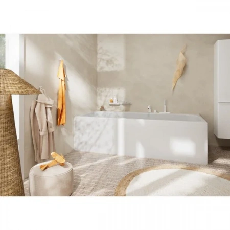 Фото напольный смеситель для ванны hansgrohe tecturis s 73440700