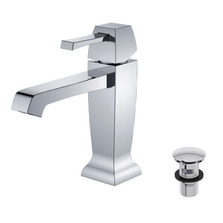 Фото смеситель для раковины caprigo diamante 50-020-crm