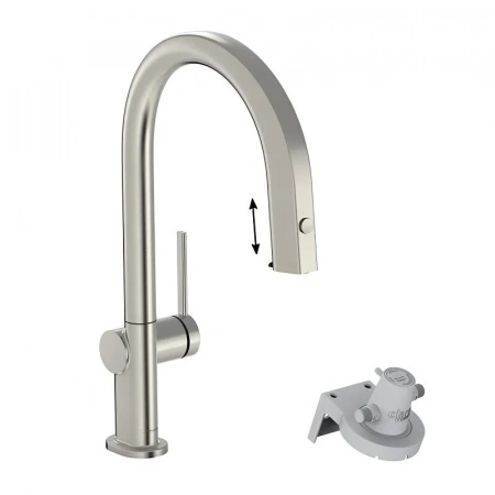 Фото смеситель для кухонной мойки hansgrohe aqittura 76803800
