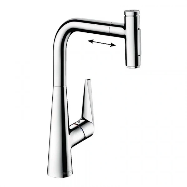 Фото смеситель для кухонной мойки hansgrohe talis select 73867000
