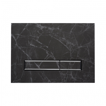 Фото клавиша смыва kk-pol lapis grande v1, quartz (nero greco)