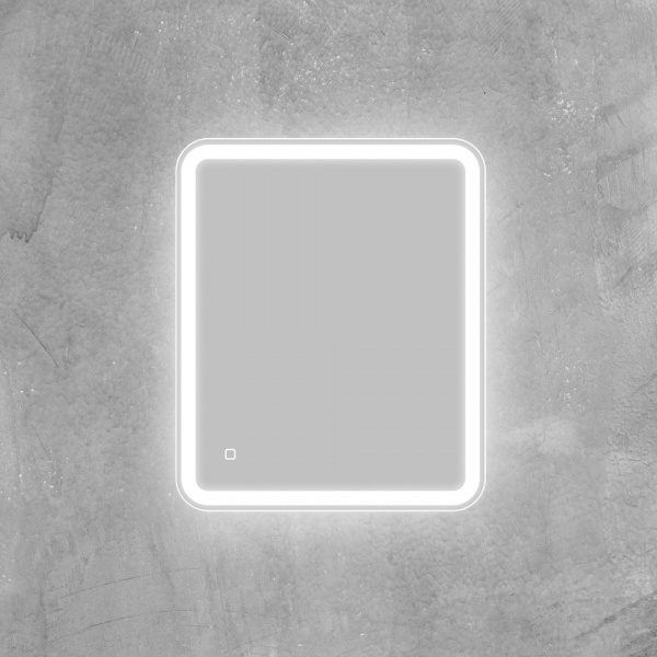 Фото зеркало с подсветкой belbagno marino 50 см spc-mar-500-600-led-tch