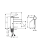 Фото смеситель для раковины hansgrohe finoris 76024670