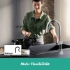 Фото смеситель для кухонной мойки hansgrohe aqittura 76800000