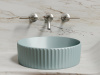 Фото раковина накладная ceramicanova element 36 см, цвет: зеленый cn6057mlg