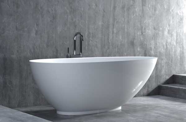 Фото ванна из искусственного камня salini paola 101512sm 172x82 см, матовая