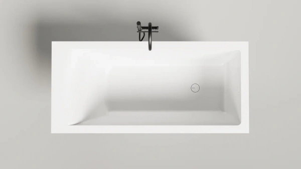 Фото ванна из искусственного камня salini cascata kit 150x70 см 105022m матовая