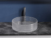 Фото раковина накладная ceramicanova cristal 36 см, цвет: прозрачный cn6062