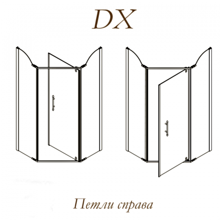 Фото душевое ограждение migliore diadema penta 100x100 см 24167