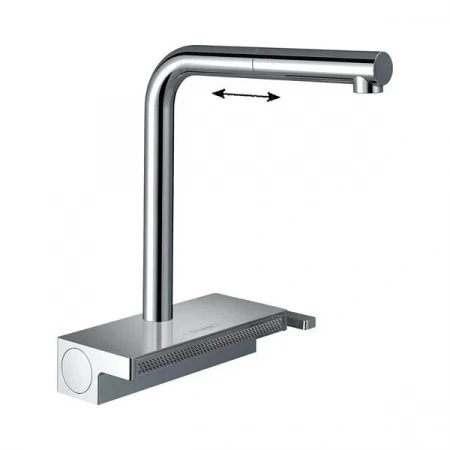 Фото смеситель для кухонной мойки hansgrohe aquno select 73836000