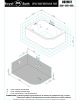 Фото акриловая ванна royal bath norway comfort rb331100cm-l 180x120 см