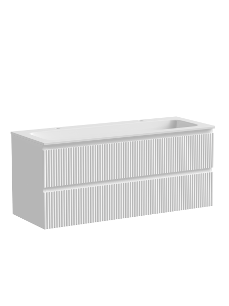 Фото тумба под раковину sancos snob r 120 см, цвет: bianco snr120w