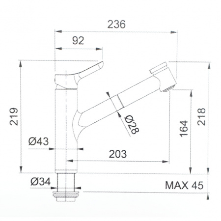 Фото смеситель для кухни webert master ms941002015