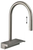Фото смеситель для кухонной мойки hansgrohe aquno select 73831800