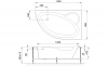 Фото акриловая ванна royal bath alpine rb819103r 140x95 см