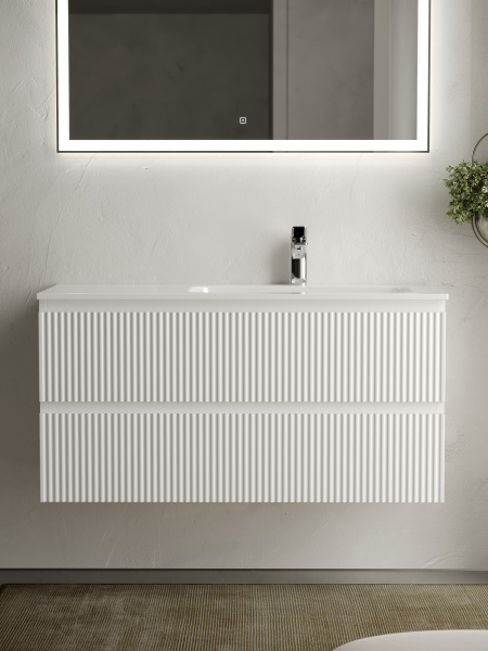 Фото тумба под раковину sancos snob r 100 см, цвет: bianco  snr100rw