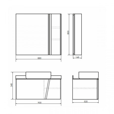 Фото зеркало comforty эдинбург 90 см 4147981