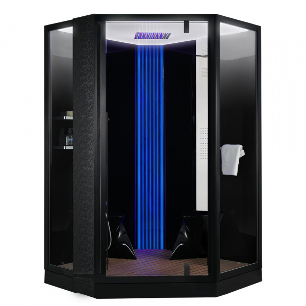Фото душевая кабина orans sr-89106s black 130x130 см