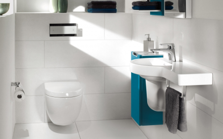 Фото унитаз подвесной villeroy & boch subway ceramicplus 56 см 660010r1
