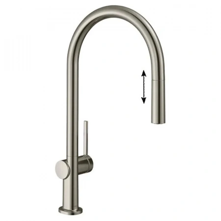 Фото смеситель для кухонной мойки hansgrohe talis 72803800