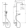 Фото душевая стойка hansgrohe vernis shape 26429670