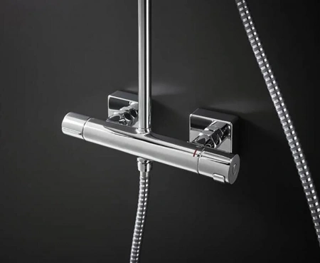 Фото душевая стойка hansgrohe vernis shape 26319000