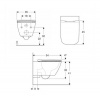 Фото унитаз подвесной geberit smyle square 54 см 500.685.01.1