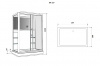 Фото душевая кабина grossman 120x90 см gr-127 l/r