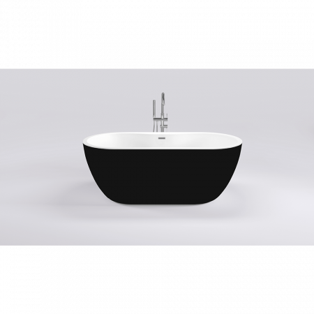 Фото акриловая ванна black&white swan 180x75 см sb111 black